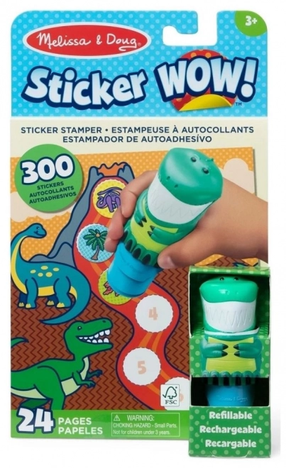 Creatieve stickerset met dinosaurussen – Melissa & Doug