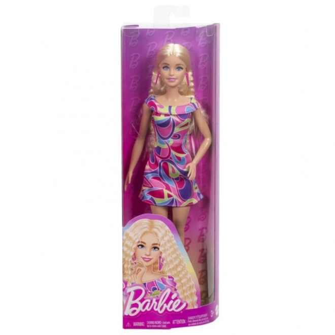 Barbie Model - kleurrijke jurk HRH20