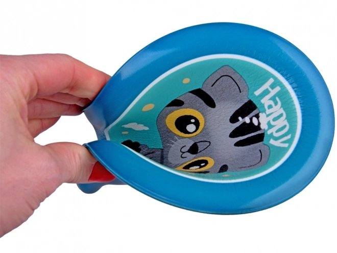 Kleurige vliegende schijf 16 cm - Leuk speelgoed voor werpen