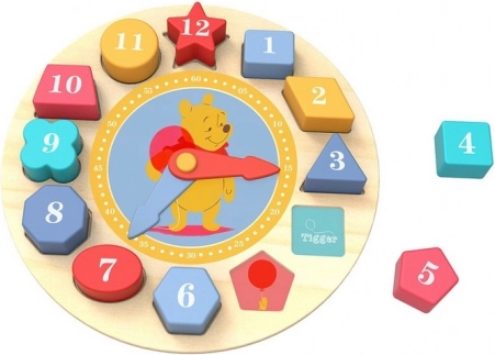 Houten klok met Disney-thema