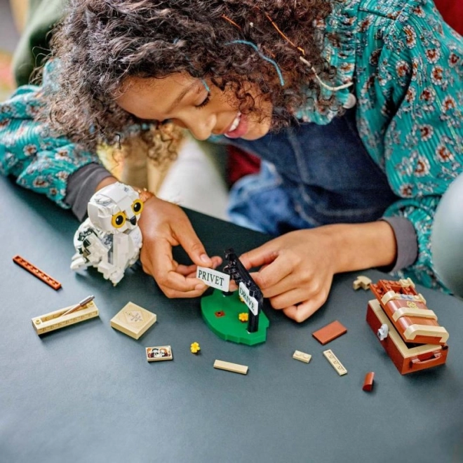 LEGO Harry Potter Hedwig op de Ligusterlaan
