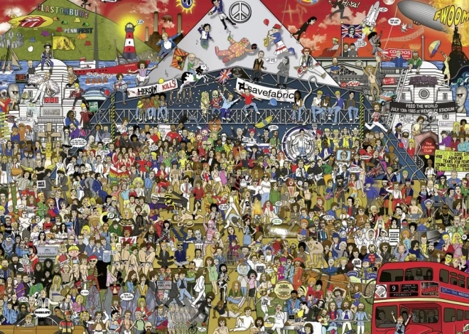 HEYE Puzzel Geschiedenis van de Britse Muziek 2000 Stukjes