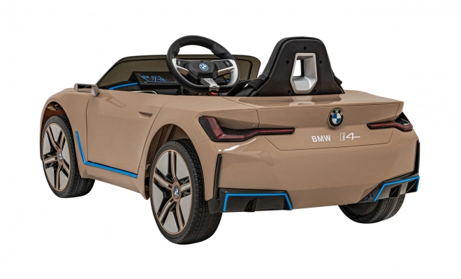 Kinderauto op batterij BMW i4 – Gouden