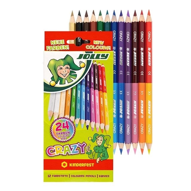 Dubbele kleurpotloden Crazy 12 kleuren