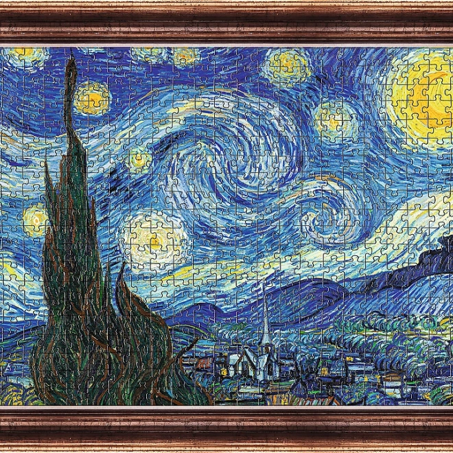Puzzel met Lijst Sterrennacht 500 stukken