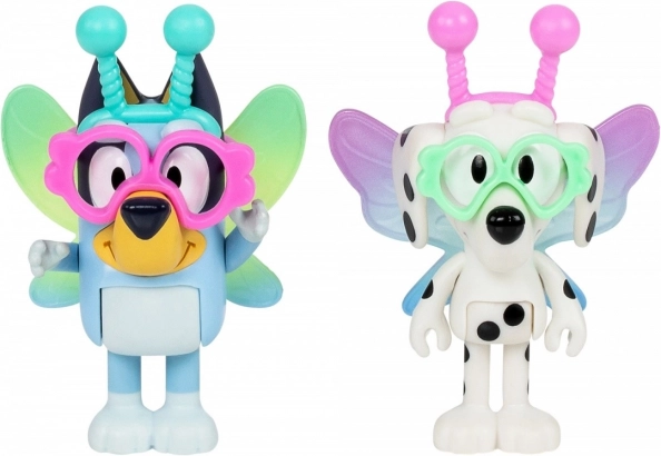 Bluey figuren dubbelverpakking Baby Bluey en Chloe