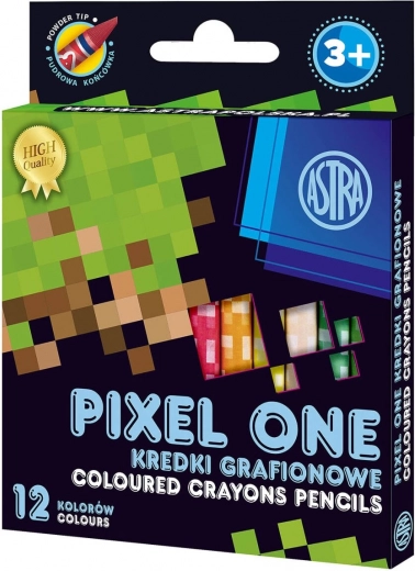 ASTRA kaolien krijtjes PIXEL ONE, 12 stuks
