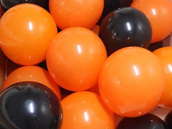 Halloween ballonnen zwart en oranje 20 stuks
