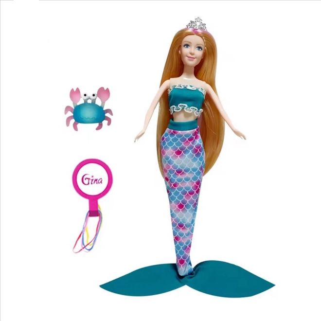 WOOPIE Set van 4 Magische Prinsessen - Poppenbox 4v1 met Accessoires