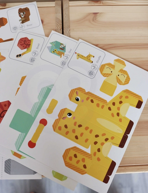 Woopie art&fun creatieve set origami 3D dieren