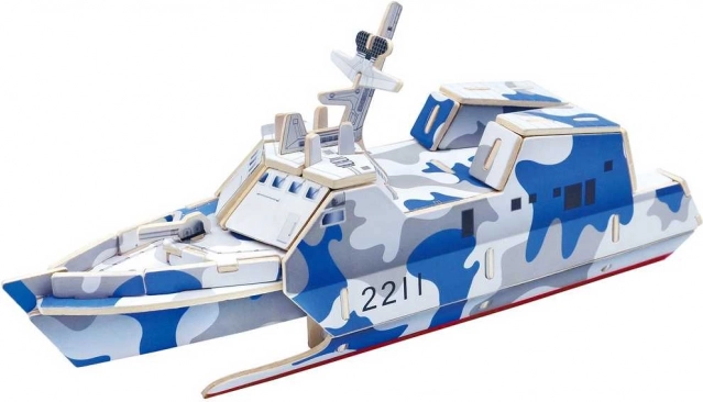 RobobTime houten puzzel aanvalsschip type 022