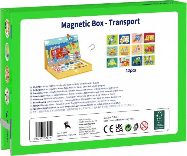 Tooky Toy Magnetische Montessori Kast met 80 Stukken