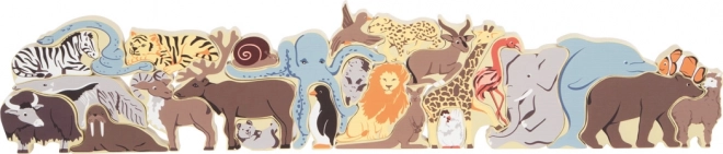 Small Foot Dierenpuzzel letters
