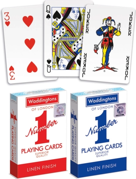 Waddingtons Kaarten Nummer 1 Rood/Blauw