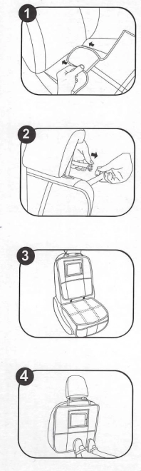 FreeON Stoelbeschermer in auto 3in1