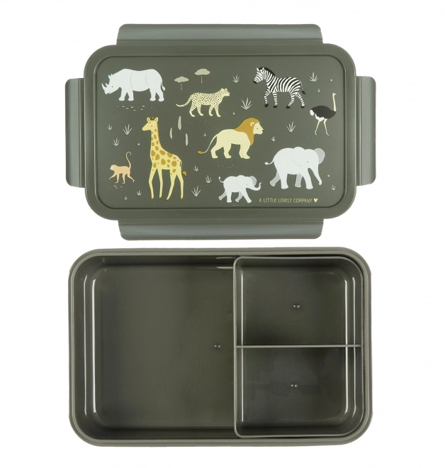 A Little Lovely Company Lunchbox – Zvířata ze savany