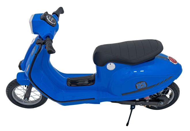Elektrische Kinder Scooter Retro 23 blauw