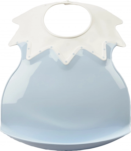Plastic slab met kraag Baby Blue