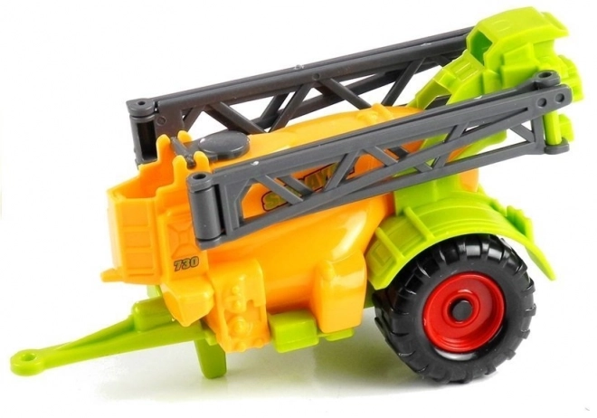 Tractoren en aanhangers Set van 6 landbouwwerktuigen