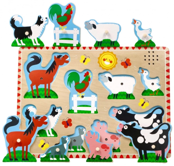 Geluidspuzzel - Dieren op de boerderij