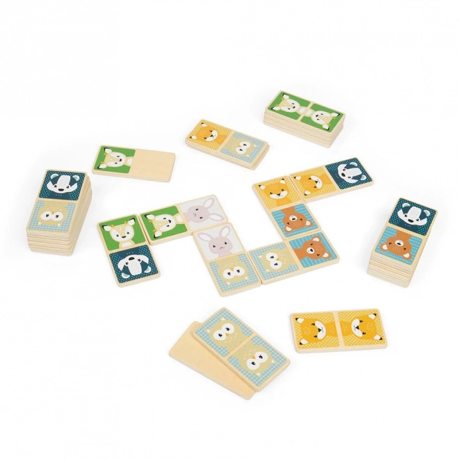 Houten domino Bosdieren