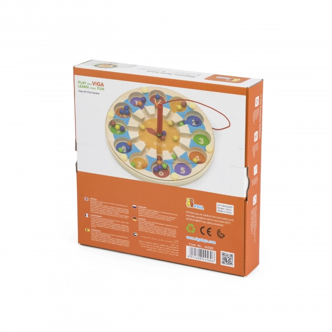 Houten magnetisch spel Klok labyrint Viga