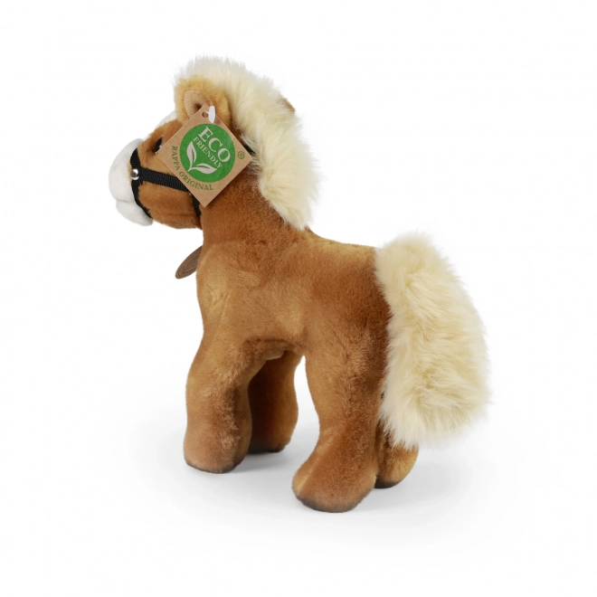 Rappa Pluchen paard staand 21 cm ECO-FRIENDLY