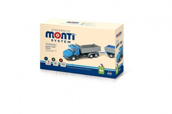 Bouwpakket Monti System MS 65 Scania Tarmac 1:48 in doos 32x20,5x7,5cm