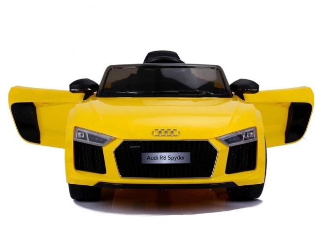 Kinderen Elektrische Auto Audi R8 Spyder Geel