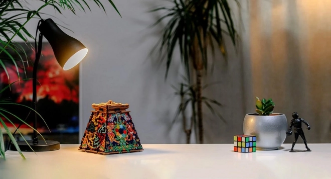 Houten puzzel Pyramide van de Zon