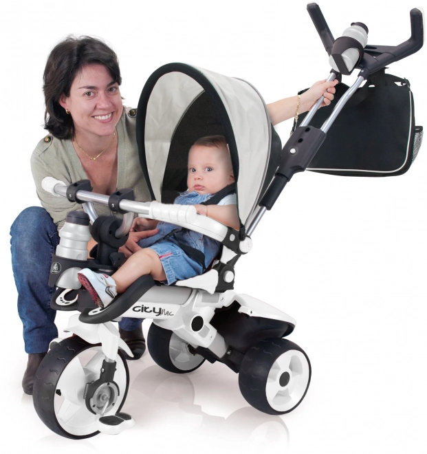 Evoluerende kinder driewieler met stuurstang City Max