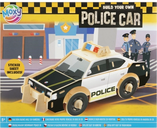 3D-puzzel politieauto MOXY