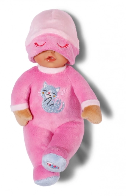 Slaapknuffel voor baby's donkerroze 30 cm