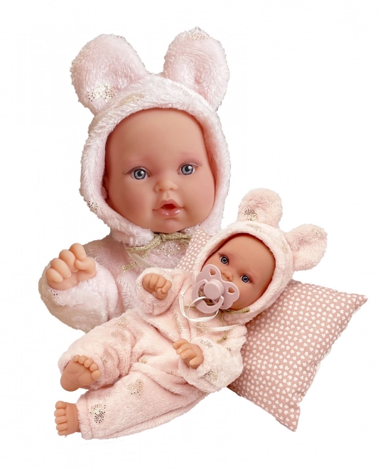 Antonio Juan 1136 KIKA - realistische baby pop met speciale bewegingsfunctie en zacht stoffen lichaam - 27 cm