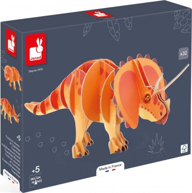 3D-puzzel Triceratops van Janod