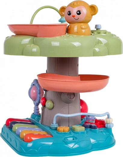 Spiraalglijbaan voor balletjes