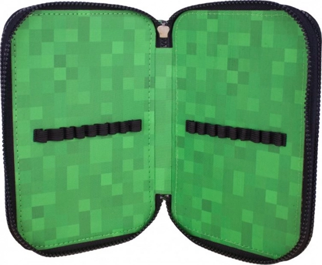 School etui Minecraft Alex en Steve drie-laags