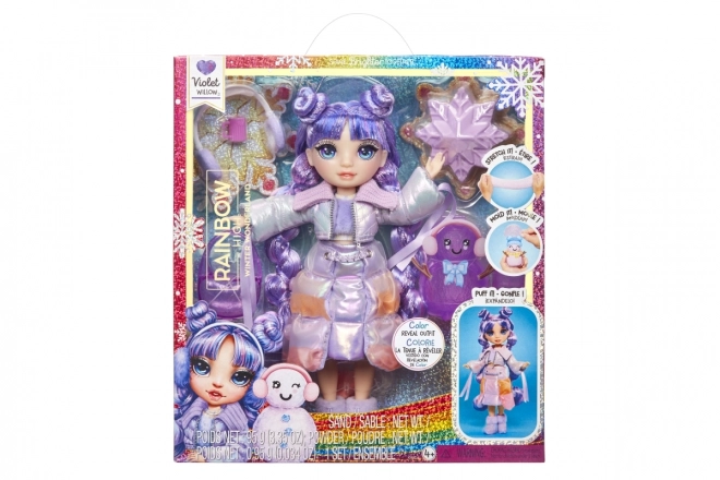 Rainbow High Winter modepop - Violet (Paars) TV