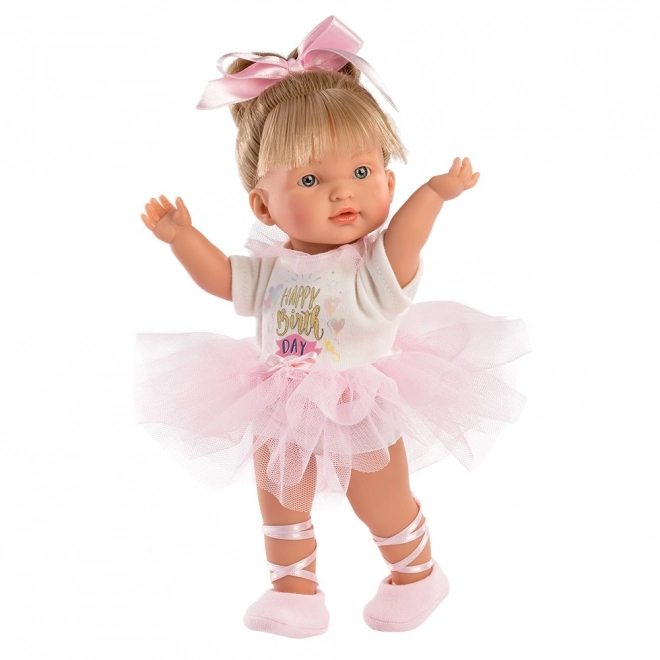 Llorens 28035 VALERIA - realistische pop met volledig vinyllichaam - 28 cm