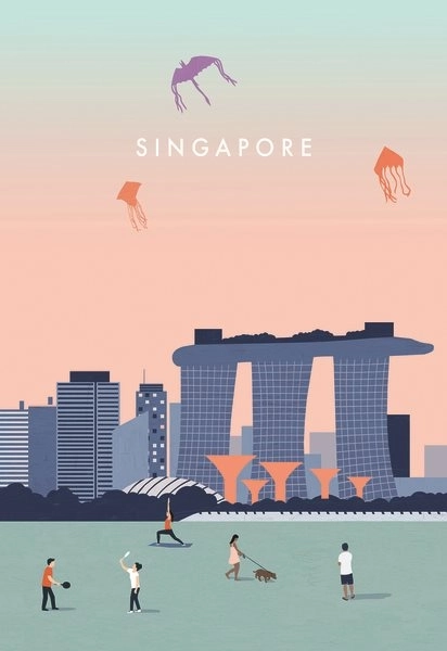 Puzzel Singapore 99 stukjes