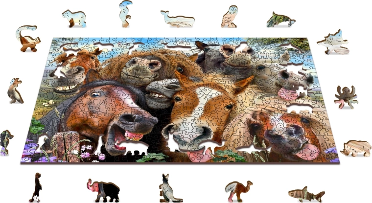 Uniek gevormde stukjes