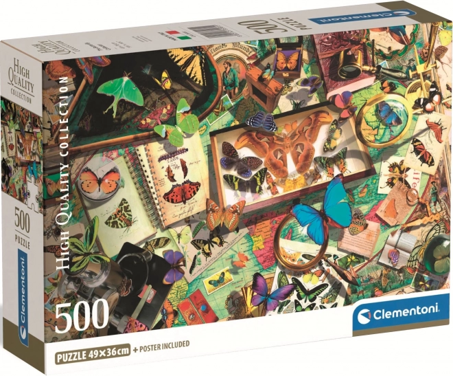 Puzzel Vlindercollectie 500 stukjes