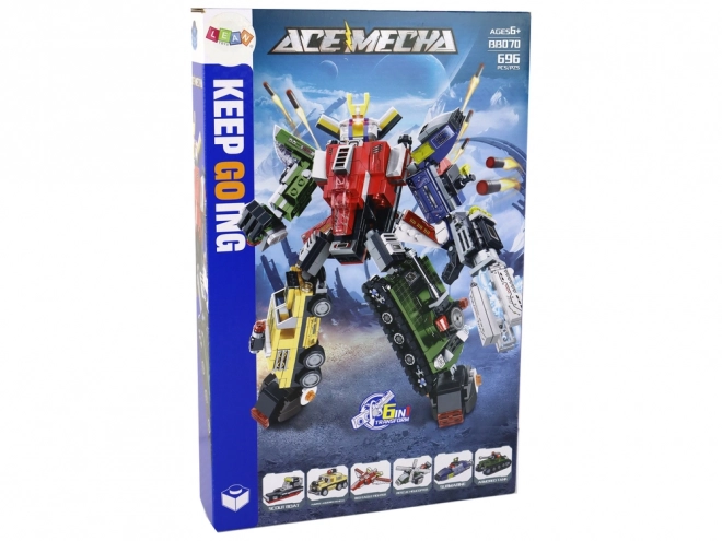 Bouwpakket robots Ace Mecha 6 verschillende modellen