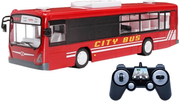 Op afstand bestuurbare stadsbus 1:20 Double Eagle rood