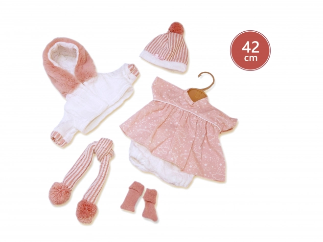 Llorens 385L LOLA - realistische pop met geluiden en zacht stoffen lichaam - 38 cm