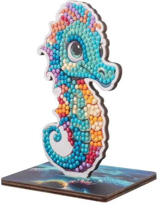 CRYSTAL ART Diamantschilderen Zeepaardje