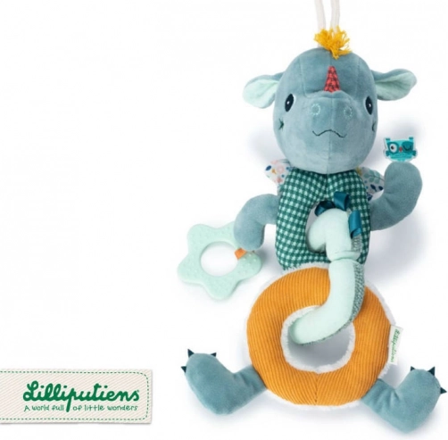 Lilliputiens sensorische kinderwagenketting draakje Joe, vanaf 6 maanden