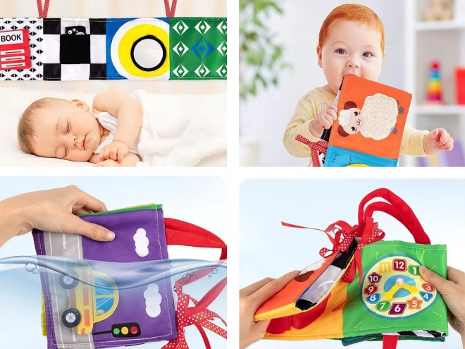 Vouwbare zintuiglijke boekje voor baby's