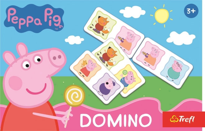 Papieren domino Peppa Pig