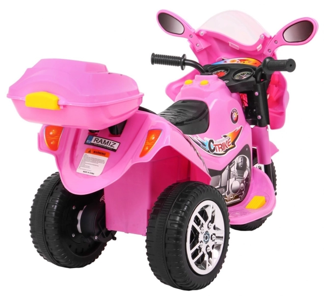 Trike BJX-088 elektrische motorfiets + geluiden + lichten – Roze